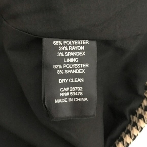 New! House of Harlow 1960 Houndstooth Notch Collar Blazer - Picture 12 of 13